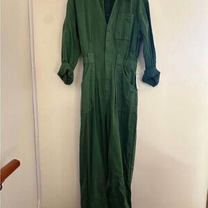 Etica Kingsley Green Jumpsuit NWT